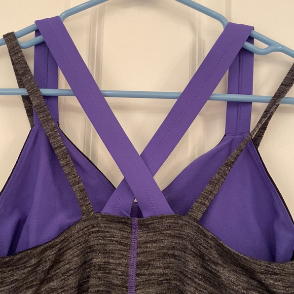 Lululemon Women's Grey and Purple Tank Top - Picture 7 of 9